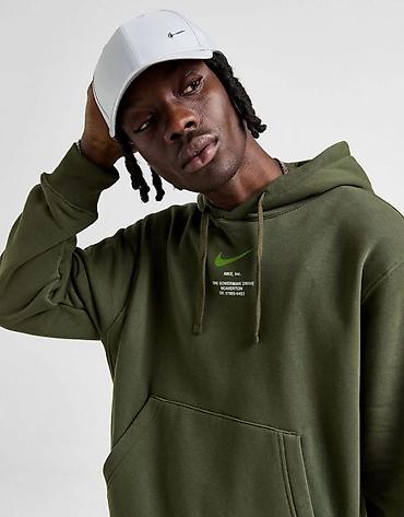 balmain torba: NIKE Club Swoosh graphic backprint hoodie vel. M NOVO IB — 4