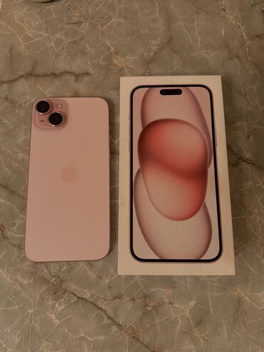 iphone telfonlari: IPhone 15 Plus, 128 GB, Çəhrayı