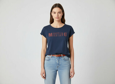 t shirty retro vintage: Mustang, Women`s T-shirt, size S