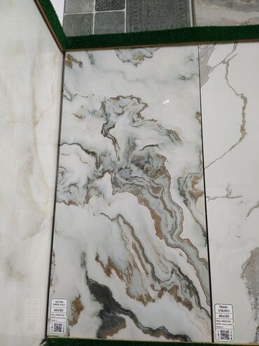 metbex ucun kafel metlax: Swithin Green Gold keramoqranit plitə - Ölçü: 60x120 sm - Mənşə