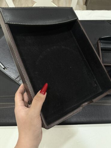 Masaüstü dəstlər: Ofis üçün dəri masaüstü təşkilatçı dəst – OFICA - Material: süni/dəri — 15