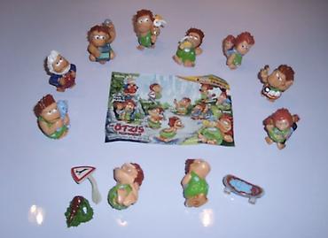 kinder joy max: 90-ci illerin kinder surprise oyuncaqlari satilir. Butun seriyalar — 6