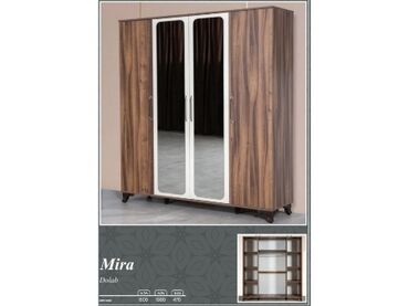 подвесные шкафы в спальню: Новый, 4 двери, Распашной, Прямой шкаф, Турция