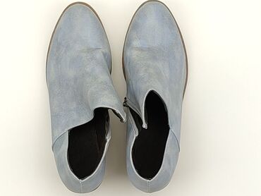 błękitna eleganckie bluzki: Ботильйони та черевики жіночі, 41, стан - Хороший