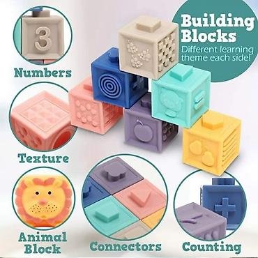3d draperi: 3D efekti olan öyrədici kubiklər. Kubikin dörd bir yanı övladınızın — 4