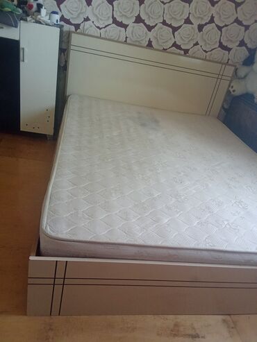 İkinəfərlik çarpayı, Bazasız, Matras ilə, Siyirməsiz