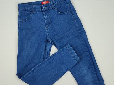 skarpety hugo boss: Spodnie jeansowe, TXM, 10 lat, 134/140, stan - Bardzo dobry