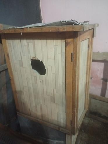 kullu xoruz: Taxta toyuq/broyler üçün qəfəs və yuvalı daxma - Material: taxta — 4