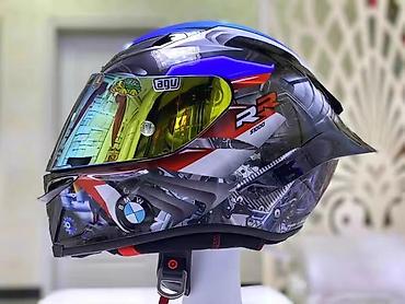 мото шлем: AGV Replika L Razmer. Yenidir Pakofkada.BMV DİZAYN ÜSLUBUNDA Moto kask — 4