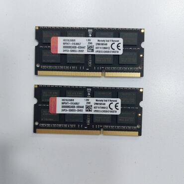 Operativ yaddaş (RAM): Operativ yaddaş (RAM) HyperX, 8 GB, 1600 Mhz, DDR3, Noutbuk üçün, Yeni — 3