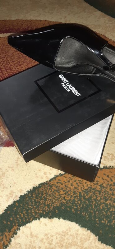 ysl libre qiyməti: Saint Laurent Paris qadın ayaqqabısı - Model: kəmərli slingback