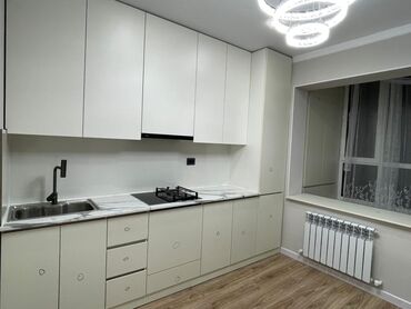 долгосрочный квартира кызыл аскер: 1 комната, 53 м², 108 серия, 2 этаж, Дизайнерский ремонт