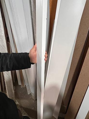 Стандартный плинтус: МДФ, Новый, цвет - Белый, Гарантия — 16