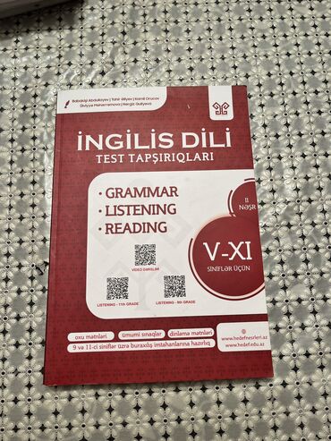 Kitablar, jurnallar, CD, DVD: İngilis Dili Tets Kitabı

Qiymət;11