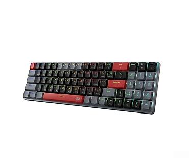klavyatura komputer: Redragon Ashe Pro K626RBG-RGB-PRO Low Profile Gaming Keyboard 🟢 Rəsmi — 1