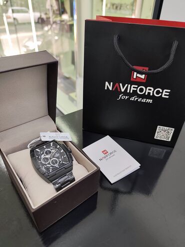 eqa shoes ecemi unvan: Yeni, Qol saatı, NaviForce, rəng - Qara