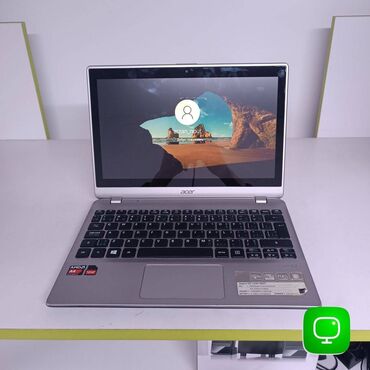 ноутбук сенсорный: Acer, 4 ГБ ОЗУ, AMD A4, Б/у, Для несложных задач, память HDD
