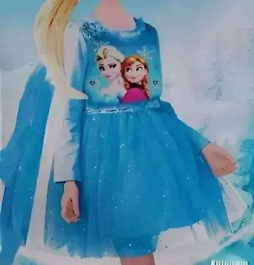 ugg papuce zenske: Kostim Frozen - Plava Haljina do 100 cm ❄️👗 Postanite prava Elsa iz — 1