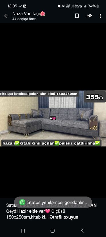 kuxna üçün divan: Угловой диван
