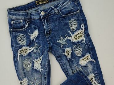 spodnie hello kity: Denim, Jeansy damskie, rozmiar M