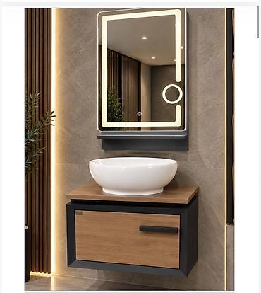 parca skaf: Hamam üçün divardan asılan mebel dəsti - Üst hissə: ağ keramika kase — 2