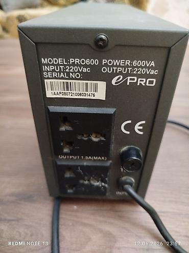 ucuz iphone 6: EPRO PRO600 UPS (600VA) və “Orbit-230-1” radiomaqnitofon dəsti — 1