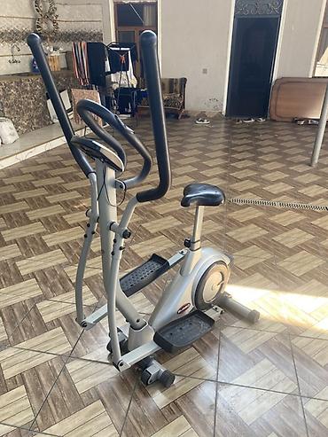 velosiped ev: Elliptik velotrenajor (sürüşkən addımlı + oturacaqlı model) - 2-i — 1