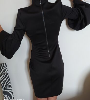 Haljine: Guess XS, bоја - Crna, Koktel, klub, Dugih rukava — 5