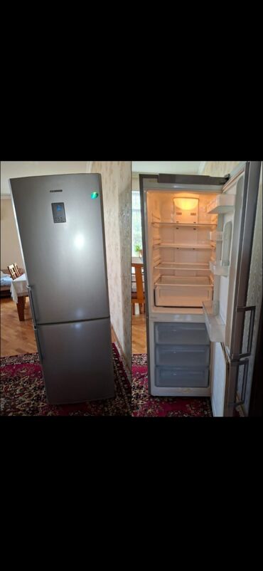 Mətbəx üçün digər texnika: İşlənmiş 2 qapılı Samsung Soyuducu Satılır, rəng - Gümüşü, Dolab içi