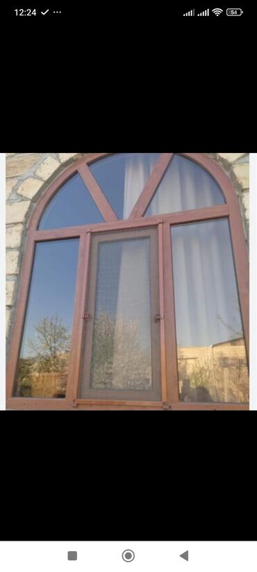 Plastik pəncərələr: PVC pəncərə bloku - Material: ağ və rəngli rəngli PVC profil - Şüşə — 6