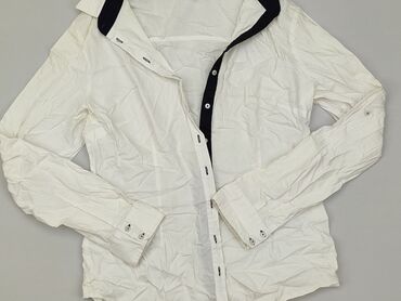 białe bluzki z długim rękawem eleganckie: Koszula Damska, XS, stan - Dobry