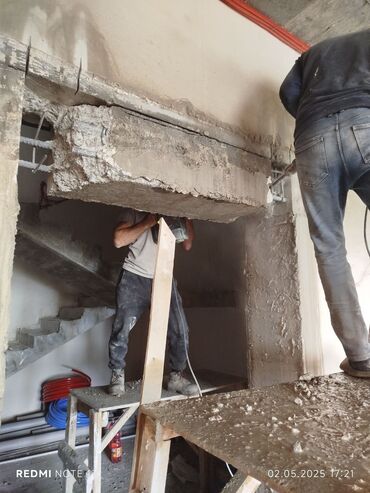 Beton işləri: Səssiz tozsuz səliqəli kəsim. Beton katlavan monolit kubik -da lalafo.az — 29 Beton işləri: Səssiz tozsuz səliqəli kəsim. Beton katlavan monolit kubik — 29