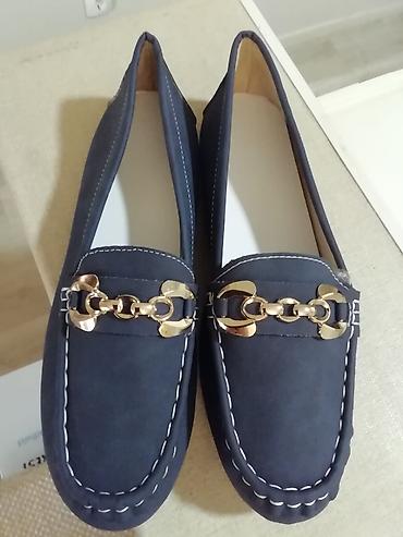 ugg sunjalice: Nove ženske teget mokasine 41 broj. Unutrašnje gazište 26 cm — 3