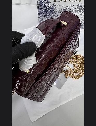 Жеке буюмдар: Сумка Dior модель из лакированной кожи в фирменной стёжке Cannage — 8