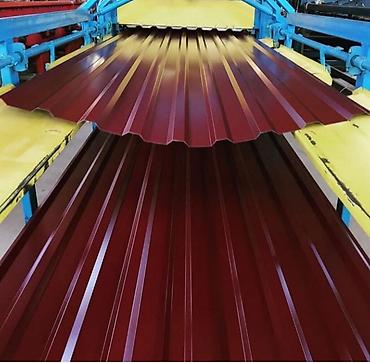 Profnastil: Profil metal təbəqələr – dam və hasar üçün - Material: polimer — 3