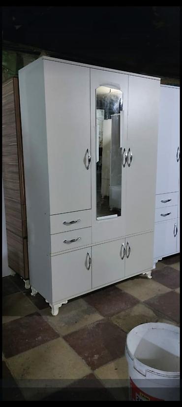 Paltar dolabları, qarderoblar: 3 qapılı paltar dolabı - Material: laminat - Ölçü: 2 m × 45 sm × 1.20 — 11