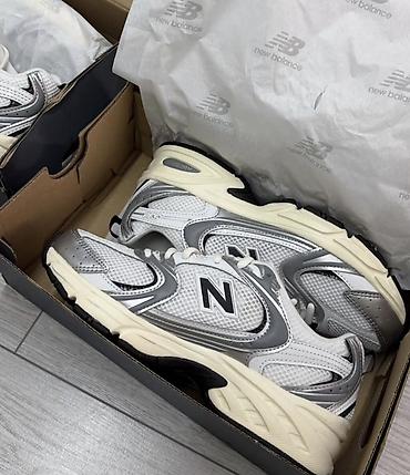 пол ботинки: Мужские кроссовки, 42.5, New Balance, Новый, цвет - Белый, Самовывоз, Платная доставка — 3