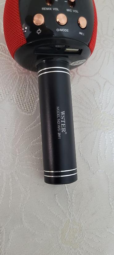 mikrofon: Məhsul: Portativ karaoke mikrofonu və Bluetooth dinamik (WSTER, Model — 5