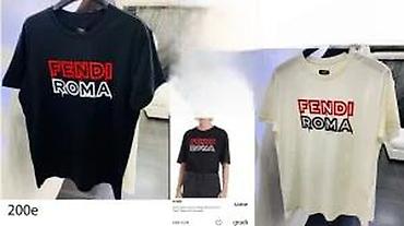 Majice: Men's T-shirt Fendi, bоја - Crna — 27