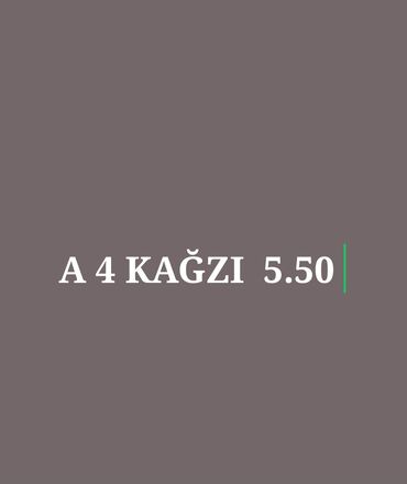 keci sudunun qiyməti: Məhsul: A4 ölçülü kağız Qiymət: 5.50 Təsvir: - Standart A4 formatı
