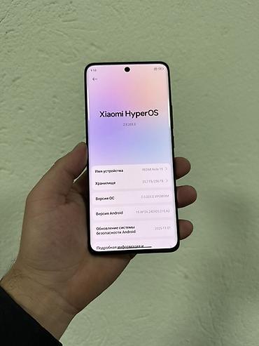 Мобильные телефоны: Redmi, Redmi Note 15, Б/у, 256 ГБ, цвет - Черный, 1 SIM, 2 SIM — 4