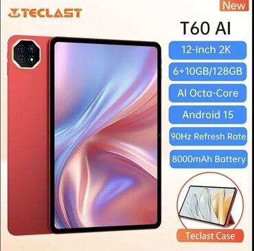 деревянные планшеты для художников: Планшет, Teclast, память 128 ГБ, 11" - 12", Wi-Fi, Новый, Классический цвет - Красный