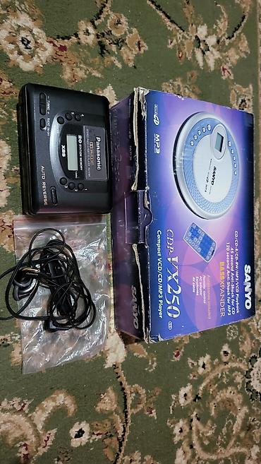 селектр 210: 2 аппарата : Sanyo - VCD, MP3CD, . Panasonic - кассетный плеер — 6