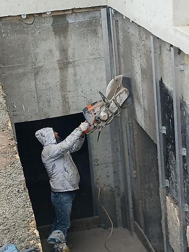 setka qapi qiymeti: Beton və dəmir-betonun kəsilməsi xidməti - Divar, döşəmə və — 1