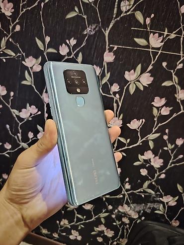 фотокамера в аренду: Tecno Camon 16, Б/у, 128 ГБ, цвет - Голубой, 2 SIM — 1