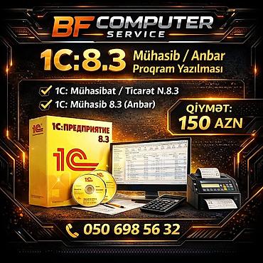 daye işi elanları: 💻 1C 8.3 Qurulması – Peşəkar Xidmət! 📊 Mühasibat və anbar işlərini — 1