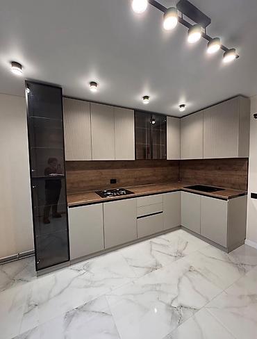 silver kitchen: Кухонный набор на заказ, ЛДСП, 7–14 дней, Бесплатная доставка, Дизайн, проект, Установка, сборка — 1