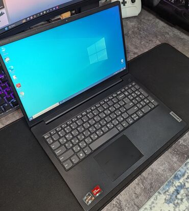 Ноутбуки и нетбуки: Ноутбук, Lenovo, 12 ГБ ОЗУ, AMD Ryzen 5, 15.6 ", Б/у, Для несложных задач, память SSD