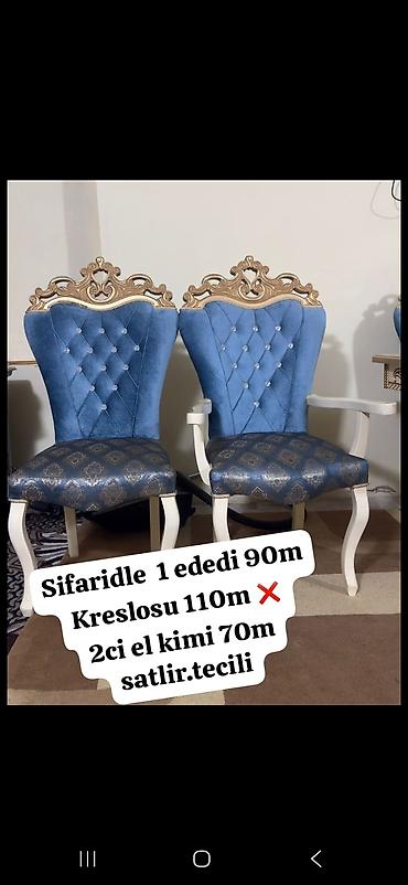Klassik kreslo, Təkərsiz, Taxta, Zəmanətsiz