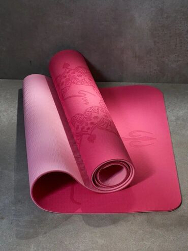 коврики для йоги бишкек: Коврик для йоги и фитнеса TPE с ремнем, нескользящий. Решили заняться